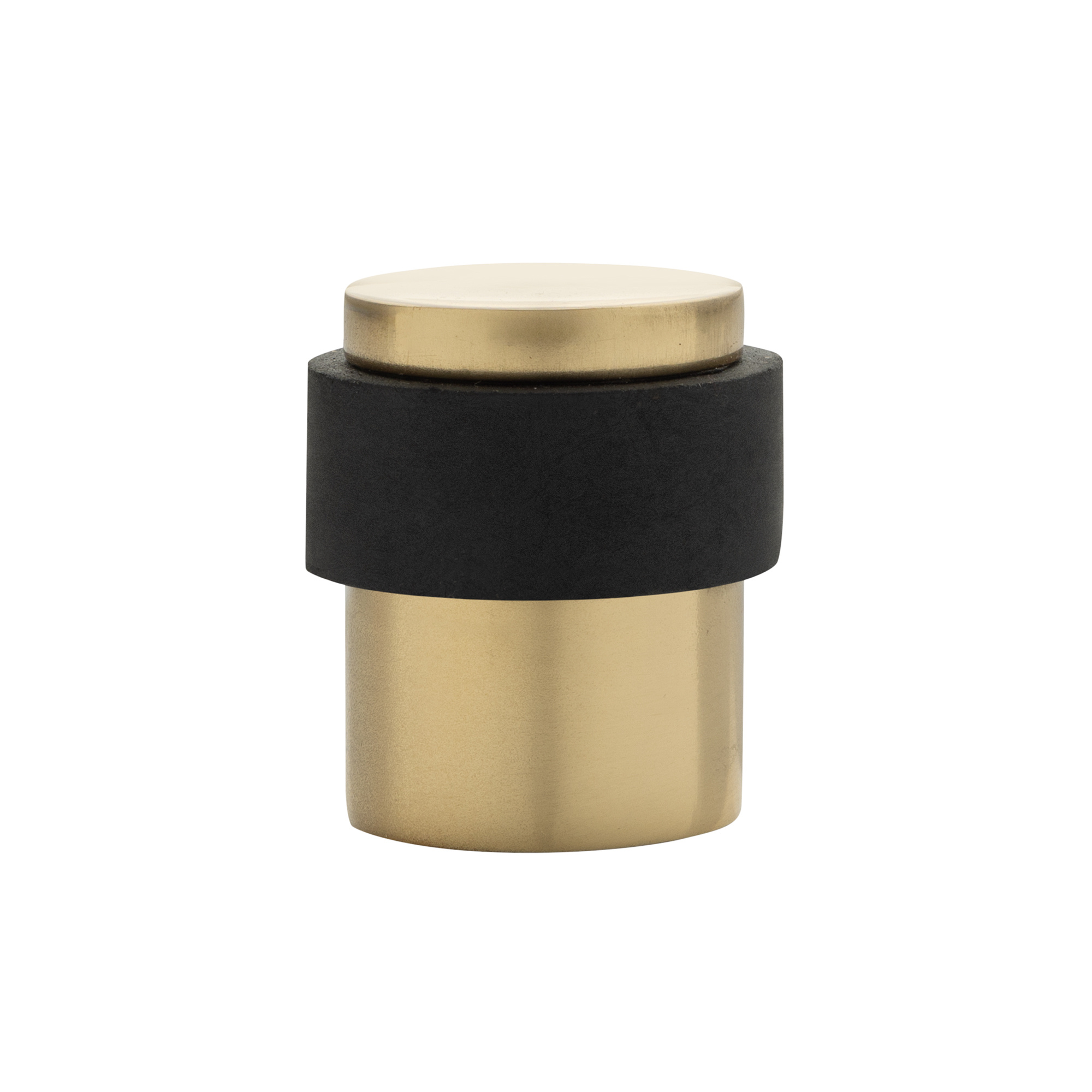 De Oude Deurklink Deurstopper vloermontage 30x40mm messing gelakt