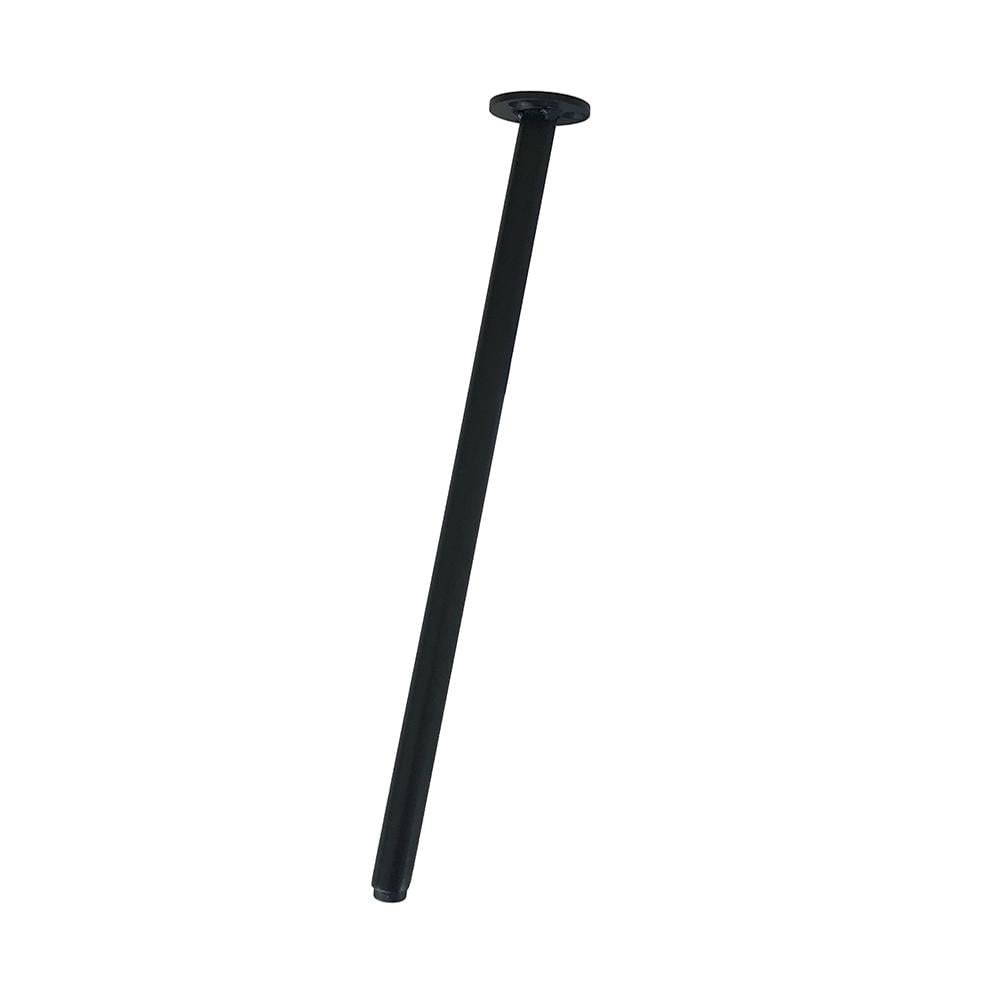 Furniture Legs Europe Stalen schuine meubelpoot grijs rond 1,6 cm en hoogte 33 cm