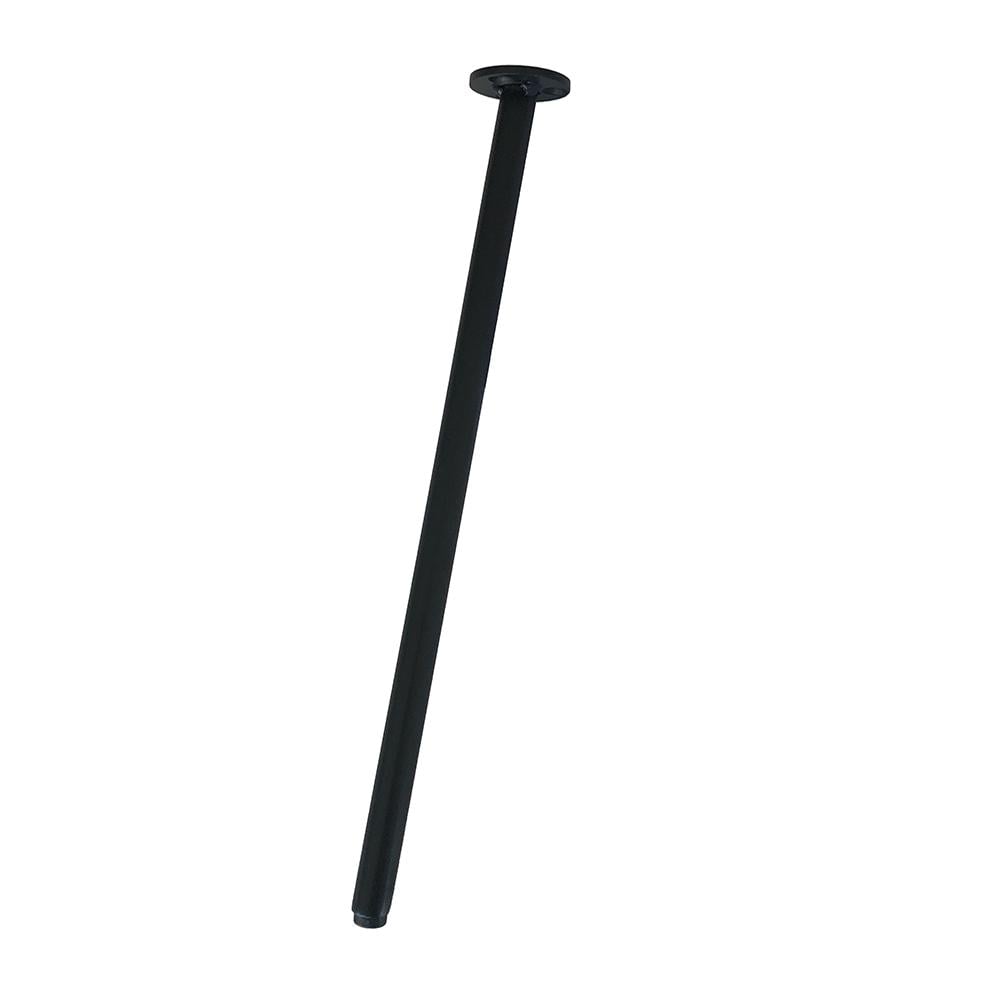 Furniture Legs Europe Stalen schuine meubelpoot grijs rond 1,6 cm en hoogte 38 cm