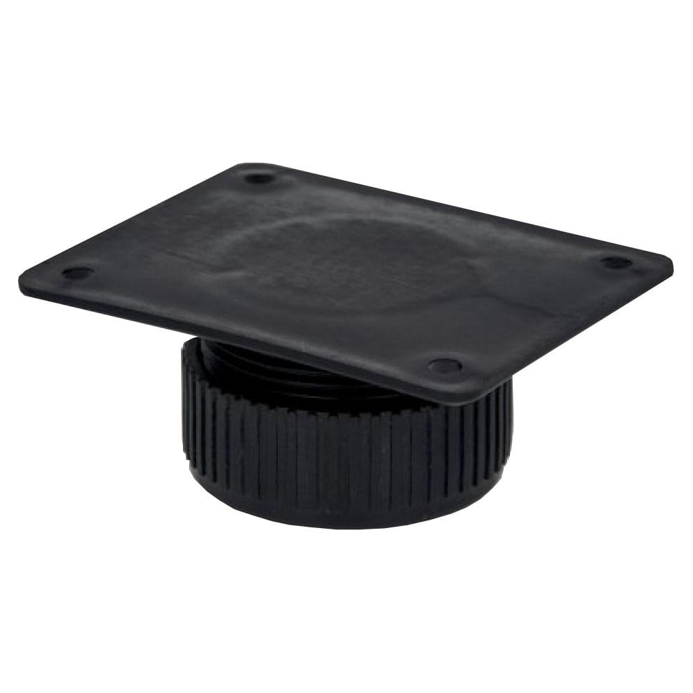 Furniture Legs Europe Set kunststof verstelbare glijder zwart rond ø 5 cm en hoogte 2,5 cm - verstelbaar tot 3,5 cm - 4 stuks