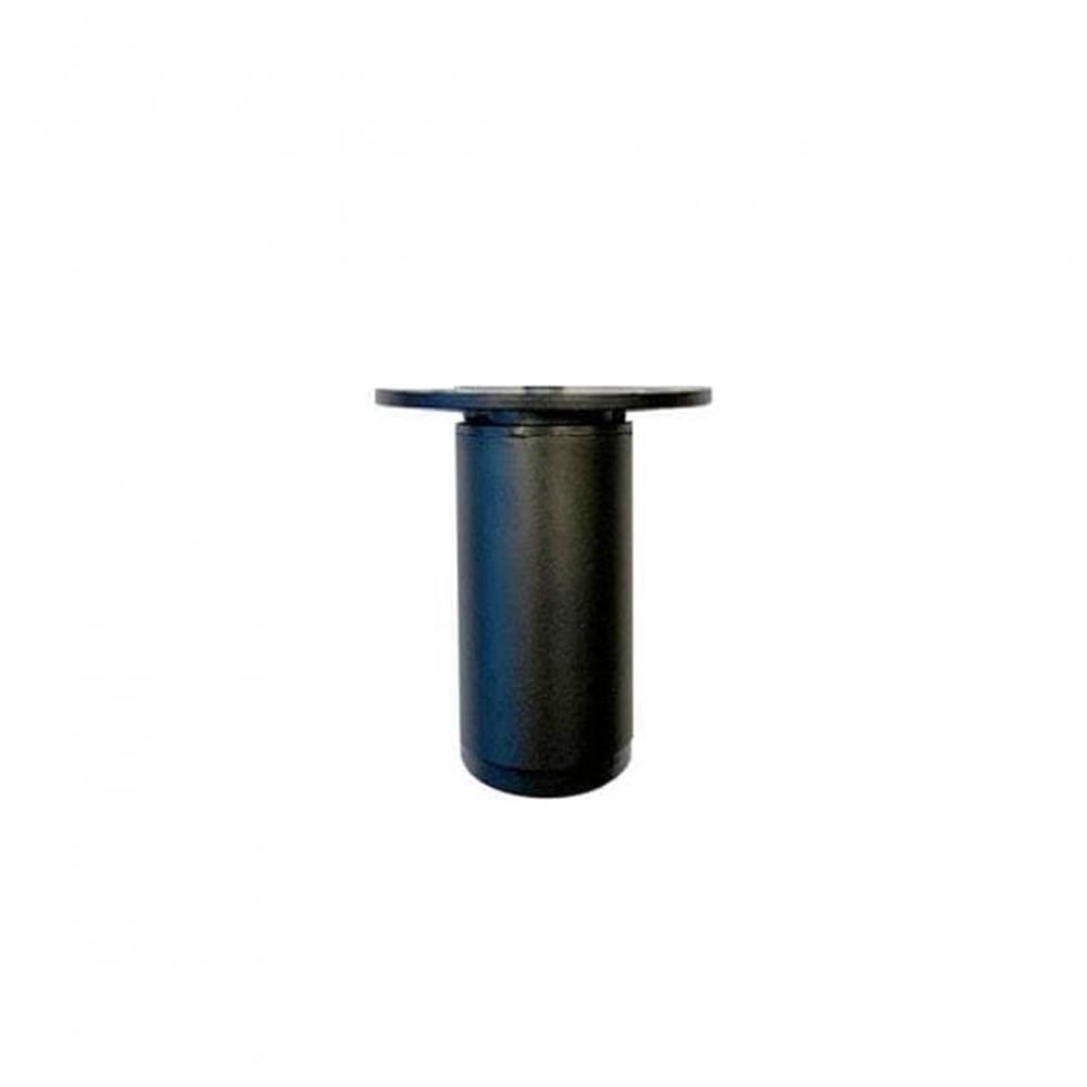 Furniture Legs Europe Stalen verstelbare meubelpoot zwart rond ø 3 cm en hoogte 6,5 cm