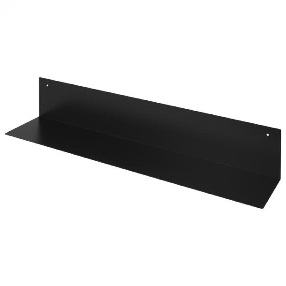 Furniture Legs Europe Massief stalen gevouwen plank zwart wit 80x15x15cm