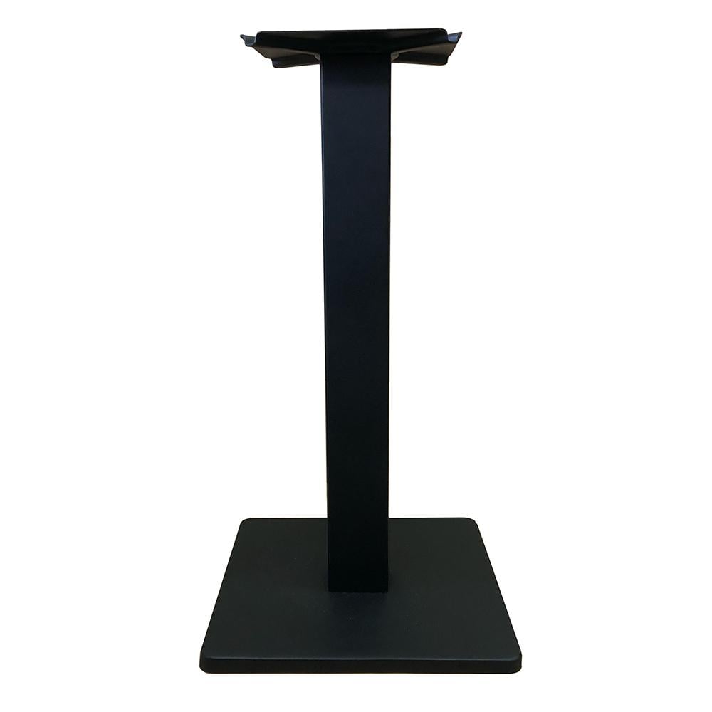 Furniture Legs Europe Stalen bistro tafelpoot zwart vierkant koker 8 bij 8 cm en hoogte 71 cm