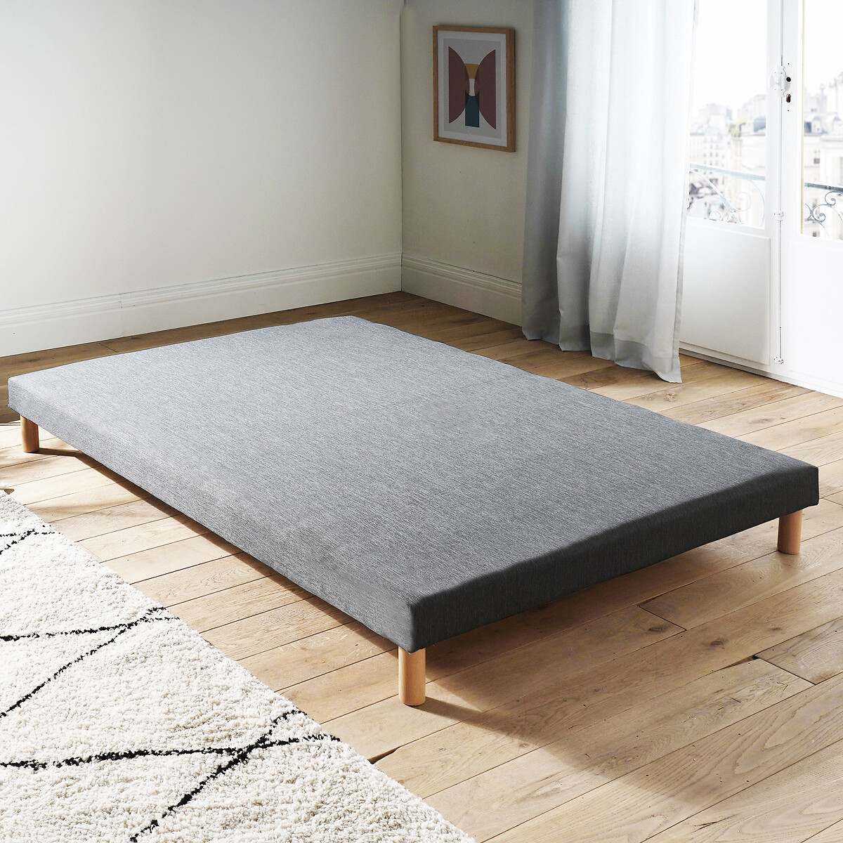 LA REDOUTE INTERIEURS Beklede bedbodem met 12 latten