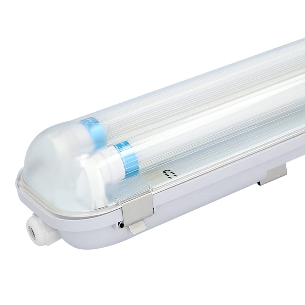 HOFTRONIC™ Dubbel LED TL Armatuur 60 cm IP65 T8 4000K 9W 2520lm 140lm/W incl. flikkervrije LED buizen Koppelbaar