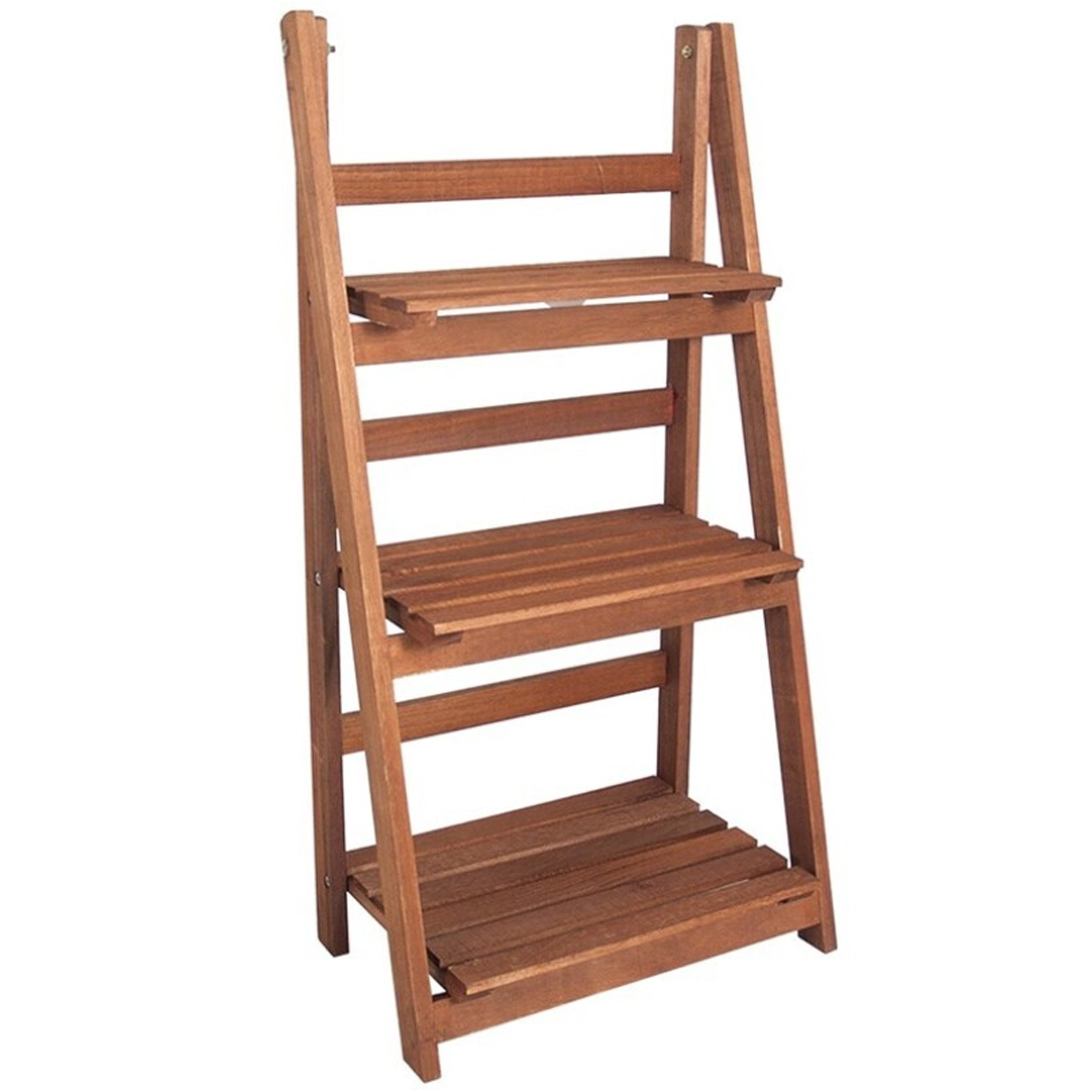 Gerimport Opbergkast/wandkast - met 3 planken - hout - x 26 x 80 cm - bad-/woonkamer en keuken -