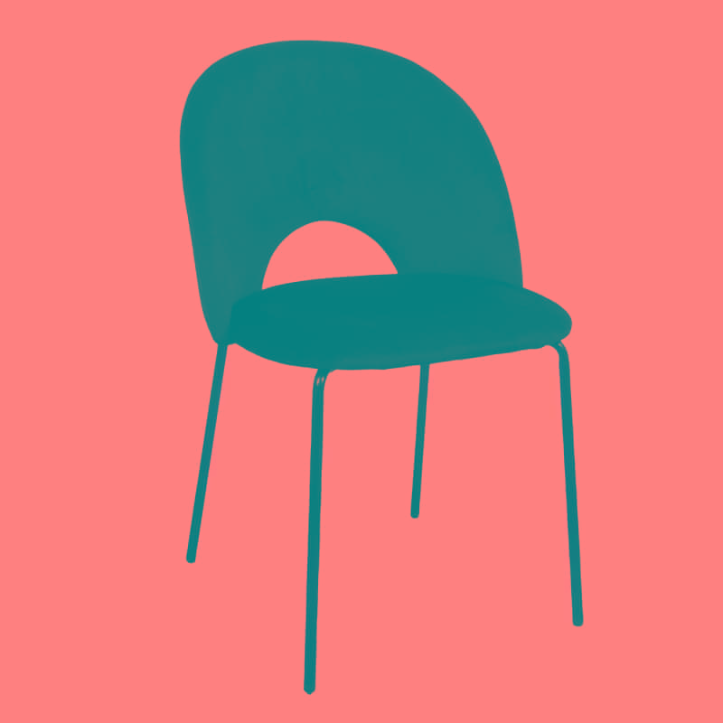 Loods XL Pole to pole cave chair velvet - zwart | OUTLET