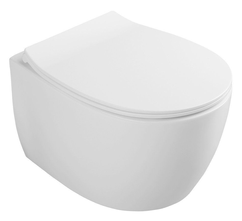 Isvea Sentimenti randloos toilet 51x36.5cm wit glans