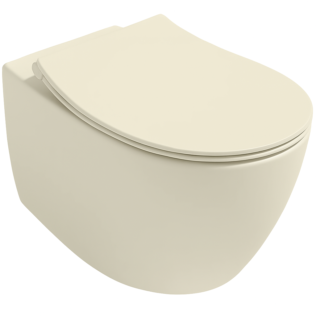 Isvea Sentimenti randloos toilet 51x36.5cm ivoor