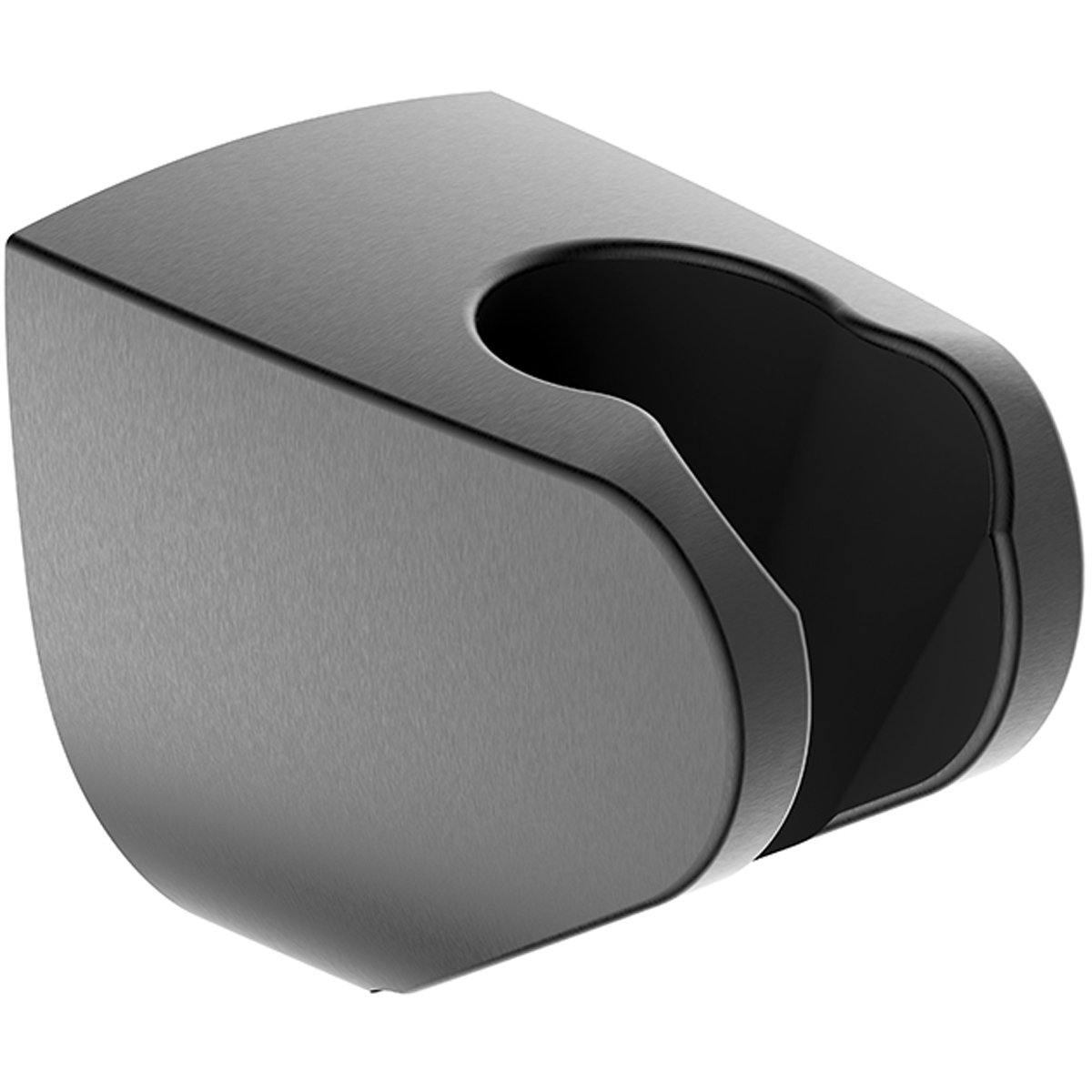 Wiesbaden Caral Wandhanddouchehouder - Kunststof - Gunmetal