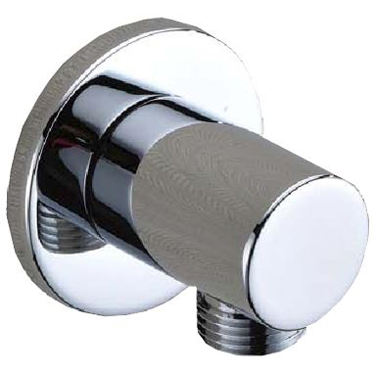 Wiesbaden Wandaansluitbocht - Rond - 1/2 Inch - Chroom