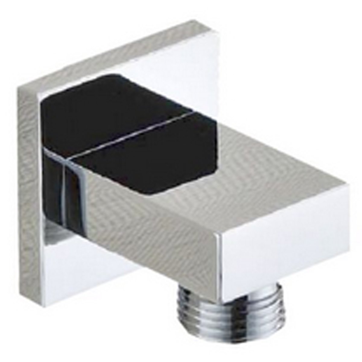 Wiesbaden Wandaansluitbocht - Vierkant - 1/2 Inch - Chroom