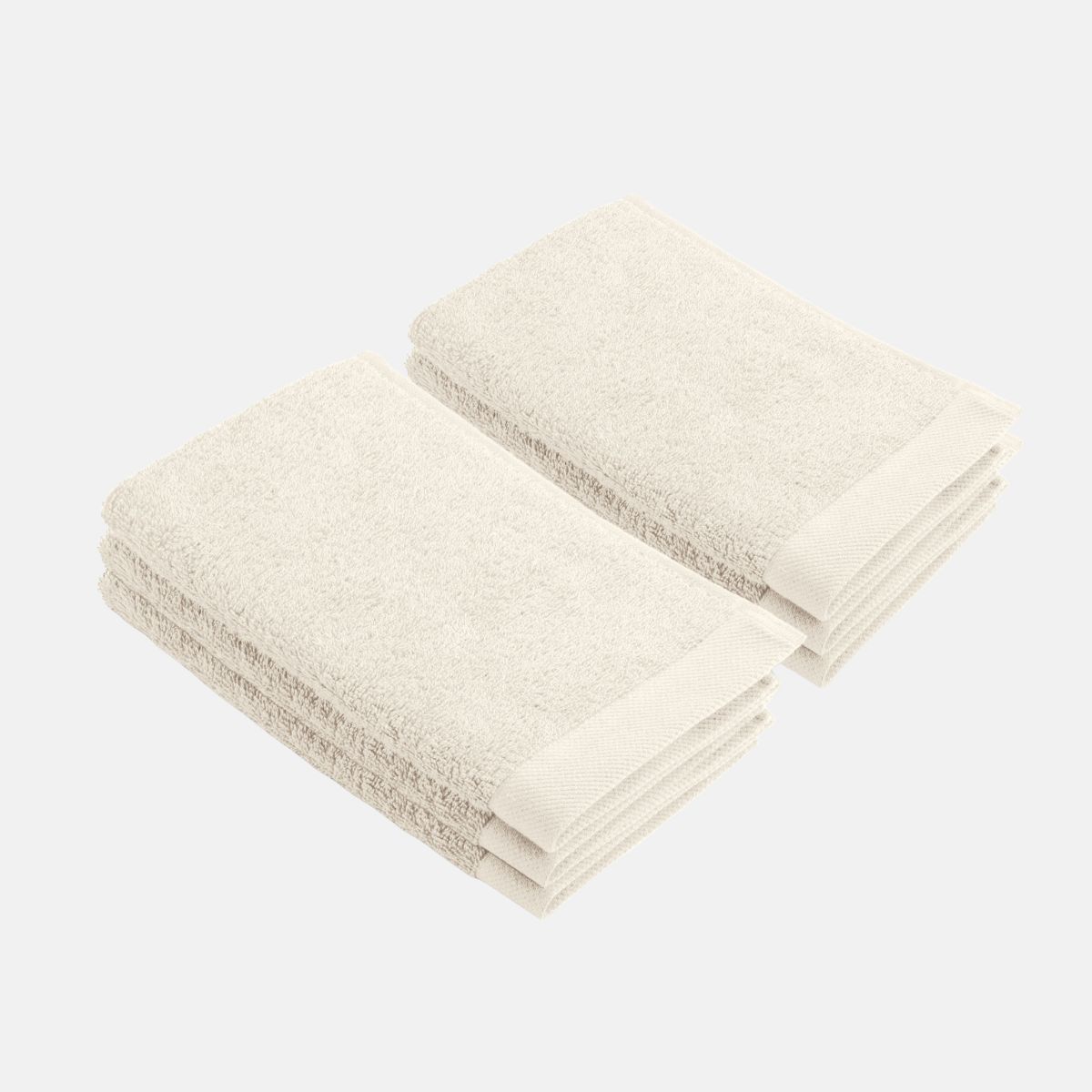 Walra Remade Cotton Gastendoekje 30 x 50 cm - 550 gr/m - Beige - 6 stuks