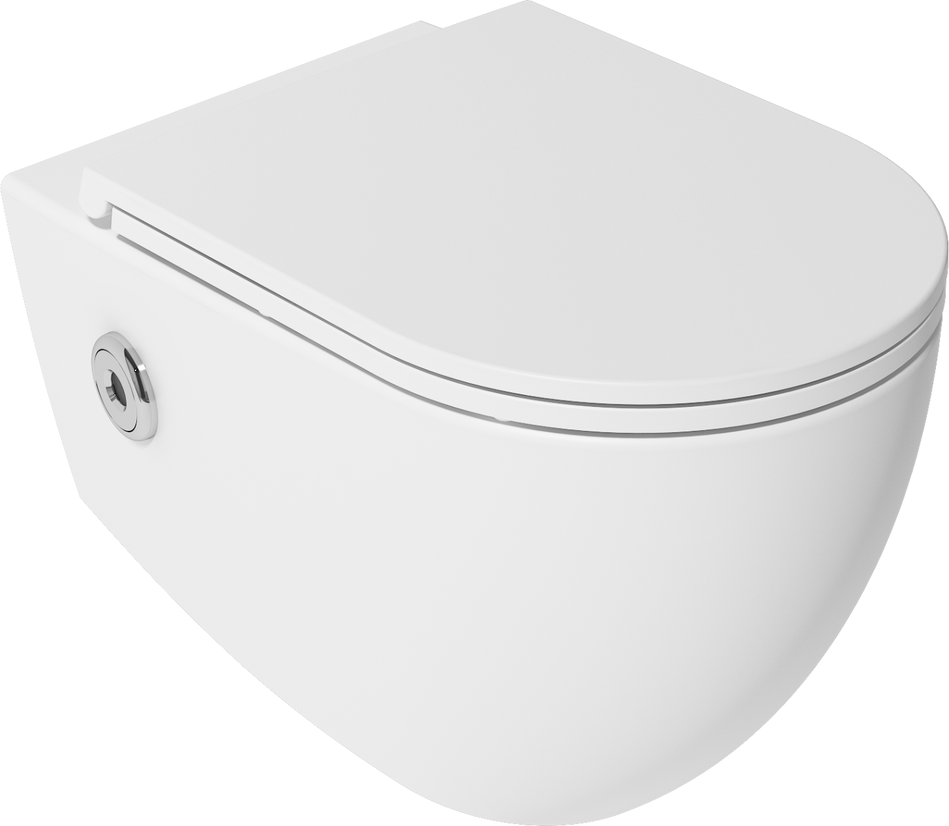 Isvea Infinity toilet met bidet, sensor en softclose zitting wit glans