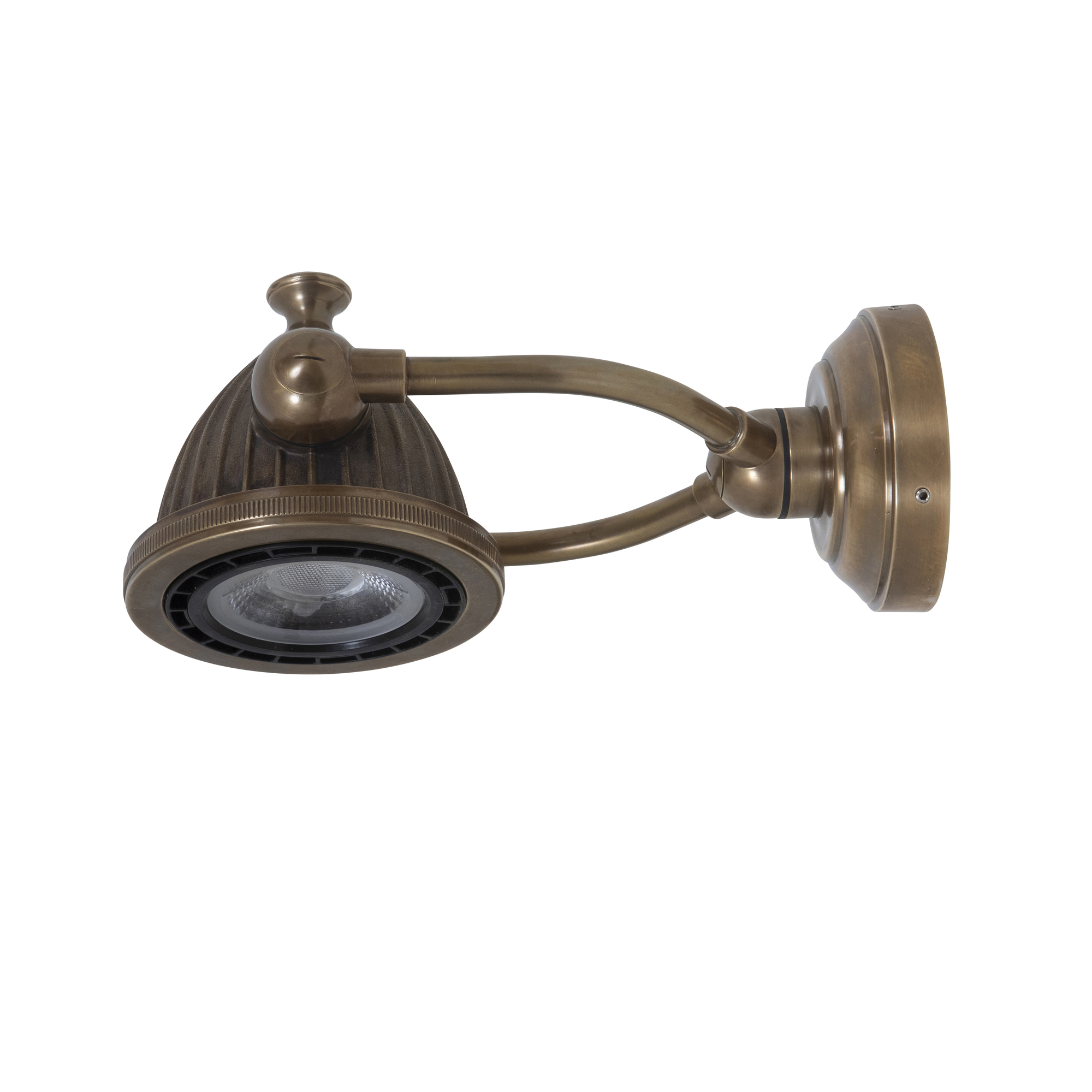 Nostaluce Wandlamp Benton Antiek Messing