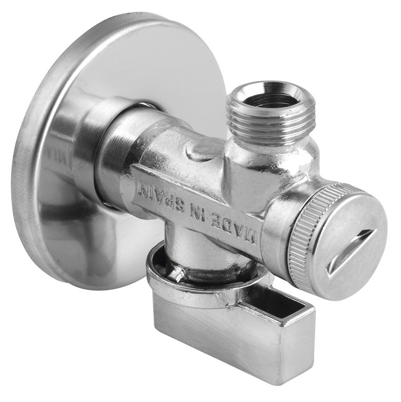 Sapho Arco hoekstopkraan A-80 1/2 x 3/8 met water filter