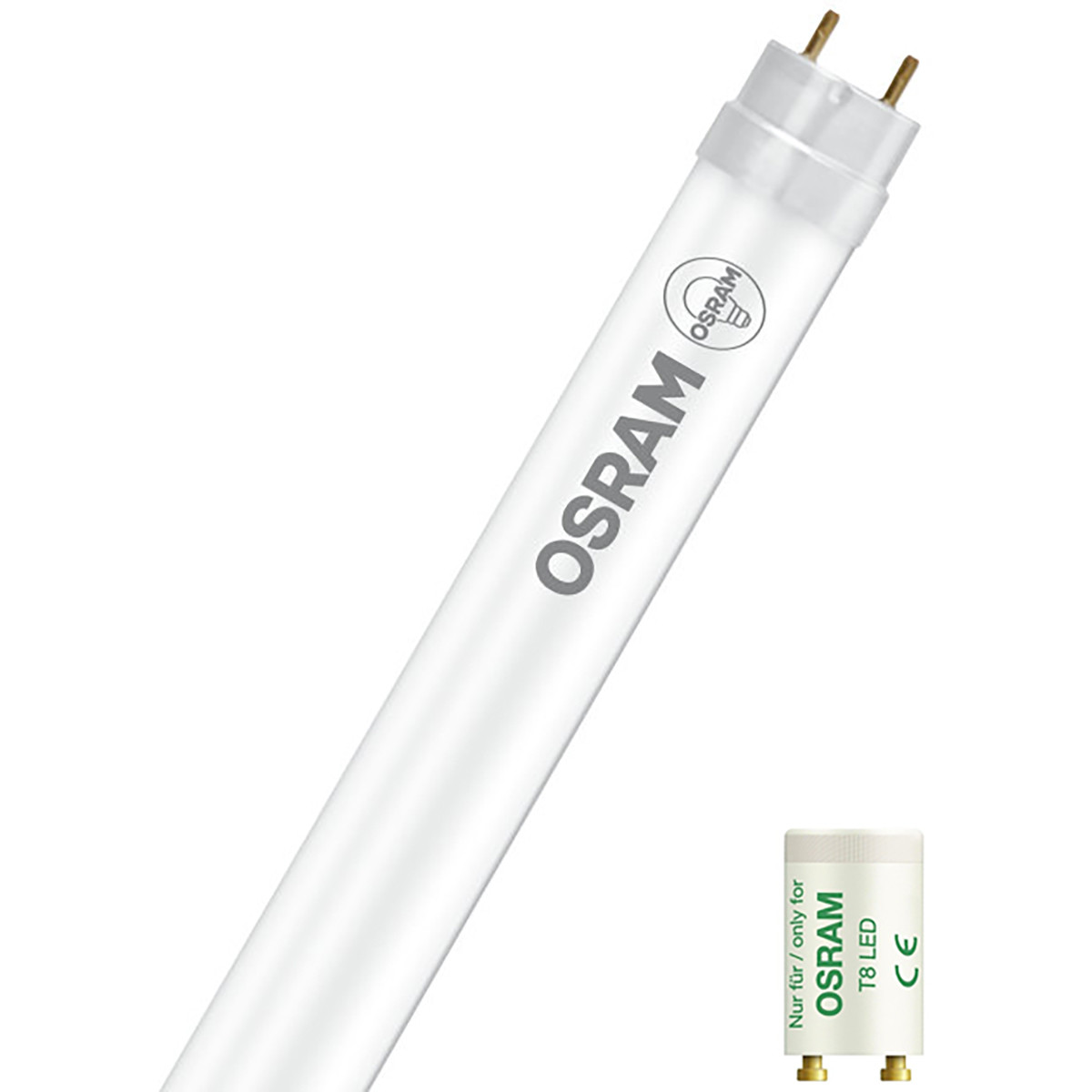 OSRAM  LED TL Buis T8 met Starter - SubstiTUBE Value EM 830 - 60cm - 7.6W - Warm Wit 3000K