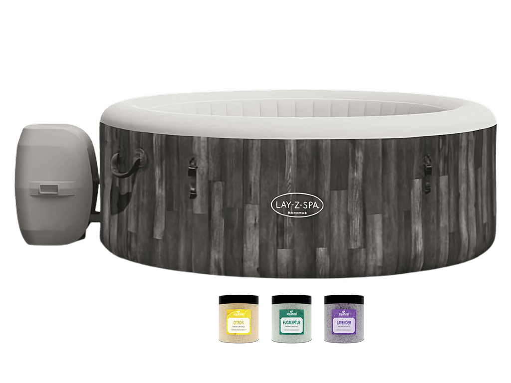 Bestway Lay-Z-Spa Bahamas AirJet  + Aquatural Set Aroma Crystals 3 x 350 gram