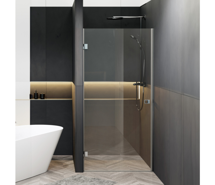 Riho Scandic X101 douchedeur linksdraaiend 70x200cm chroom