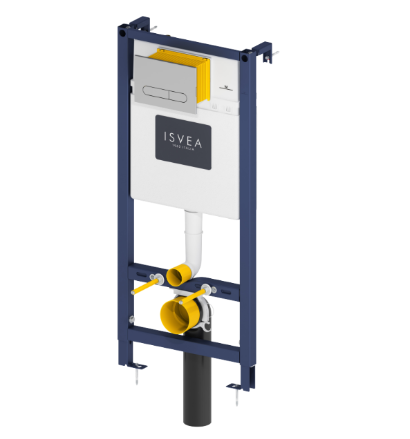 Isvea Durezza Duofix Drywall inbouwreservoir 12cm