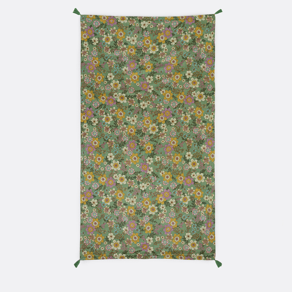 LA REDOUTE INTERIEURS Bedrukte XL badstof gevoerde Fouta, Rosemary