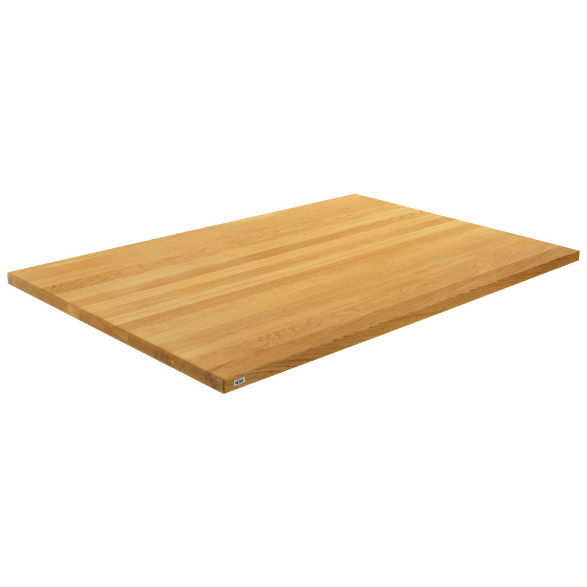 Vega Massief houten tafelblad Kentucky gelakt rechthoekig; 120x80x3 cm (LxBxH); eiken/naturel; rechthoekig