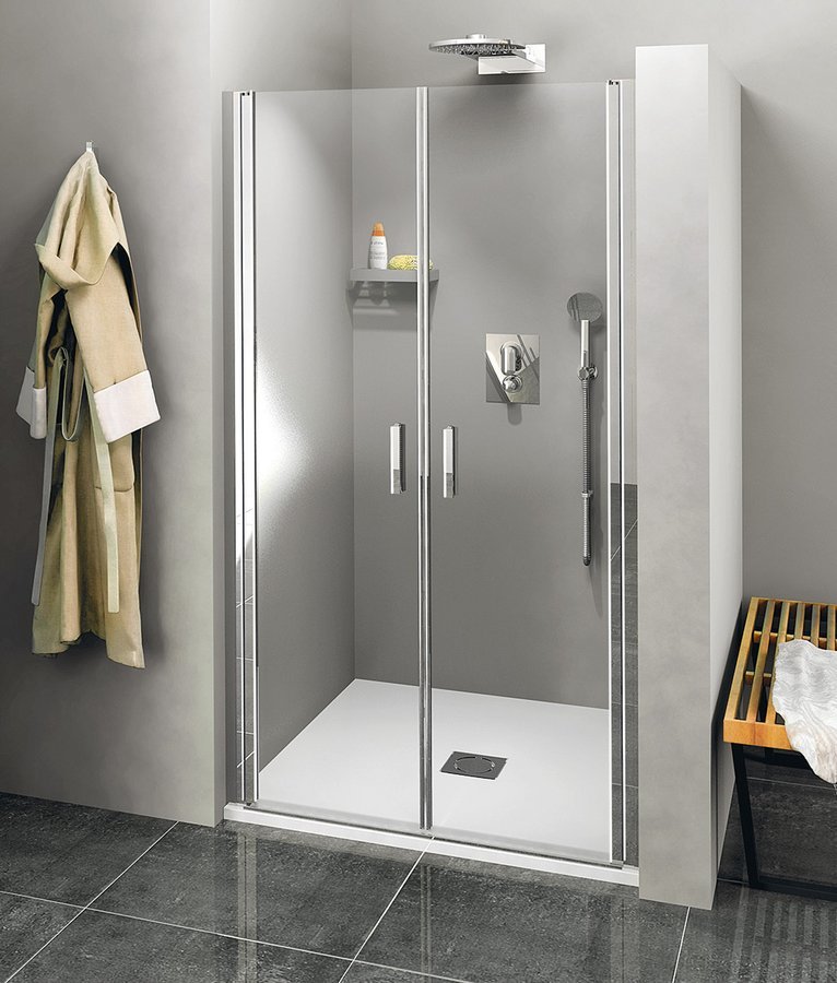 Polysan Zoom Line pendeldeur 120cm chroom