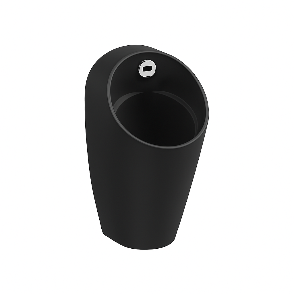 Isvea Infinity urinoir met sensor zwart mat