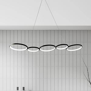 Milagro Lighting LED-H&auml;ngeleuchte Olympia, Metall, schwarz, 4.000 K