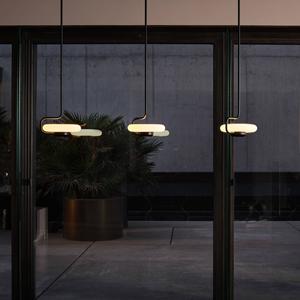 kdln LED-H&auml;ngeleuchte TRATTO, schwarz, &Oslash; 27 cm, Metall/Glas