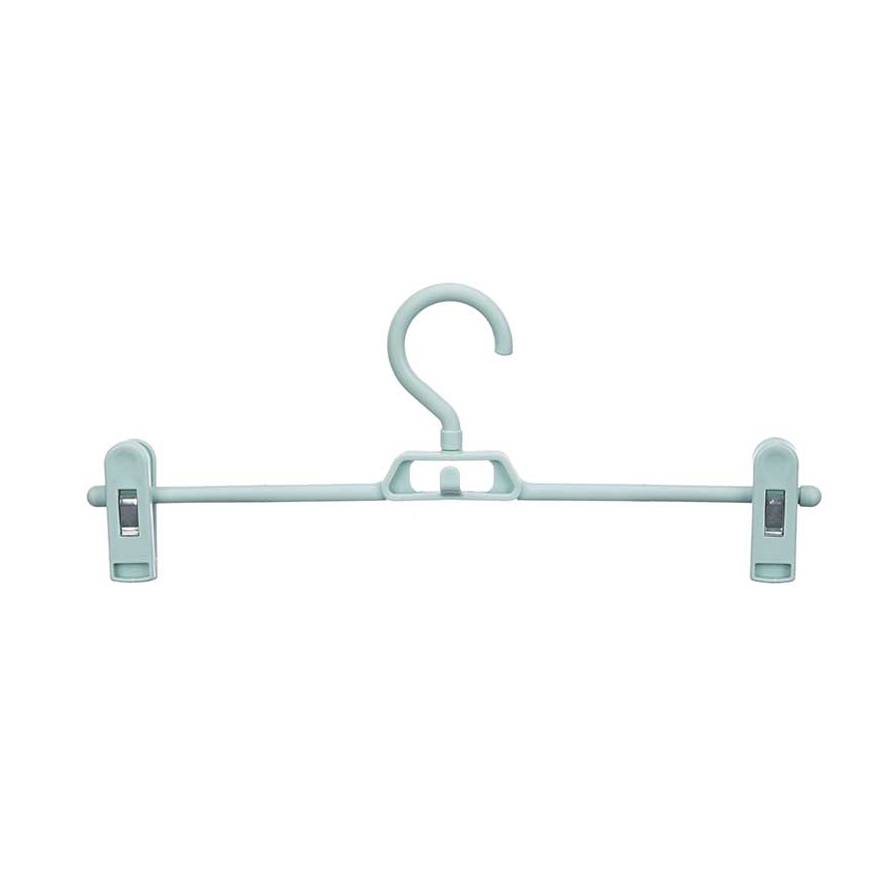 Kipit  broeken/rokken kledinghangers - set 4x stuks - blauw - 32 cm -