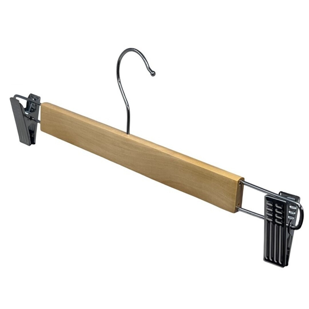 Concorde Broeken/rokken kledinghangers - set 3x stuks - hout - 33 cm -