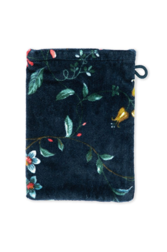 Pip Studio washand Les Fleurs Dark Blue 16x22