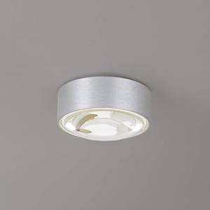 Lindby LED-Downlight Siaka, grau, Metall, &Oslash; 5 cm, IP65