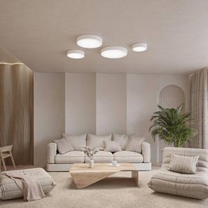 TEMAR LIGHTING Deckenlampe Cleo 200, wei&szlig;, Sensor, IP20, &Oslash; 20 cm, E27