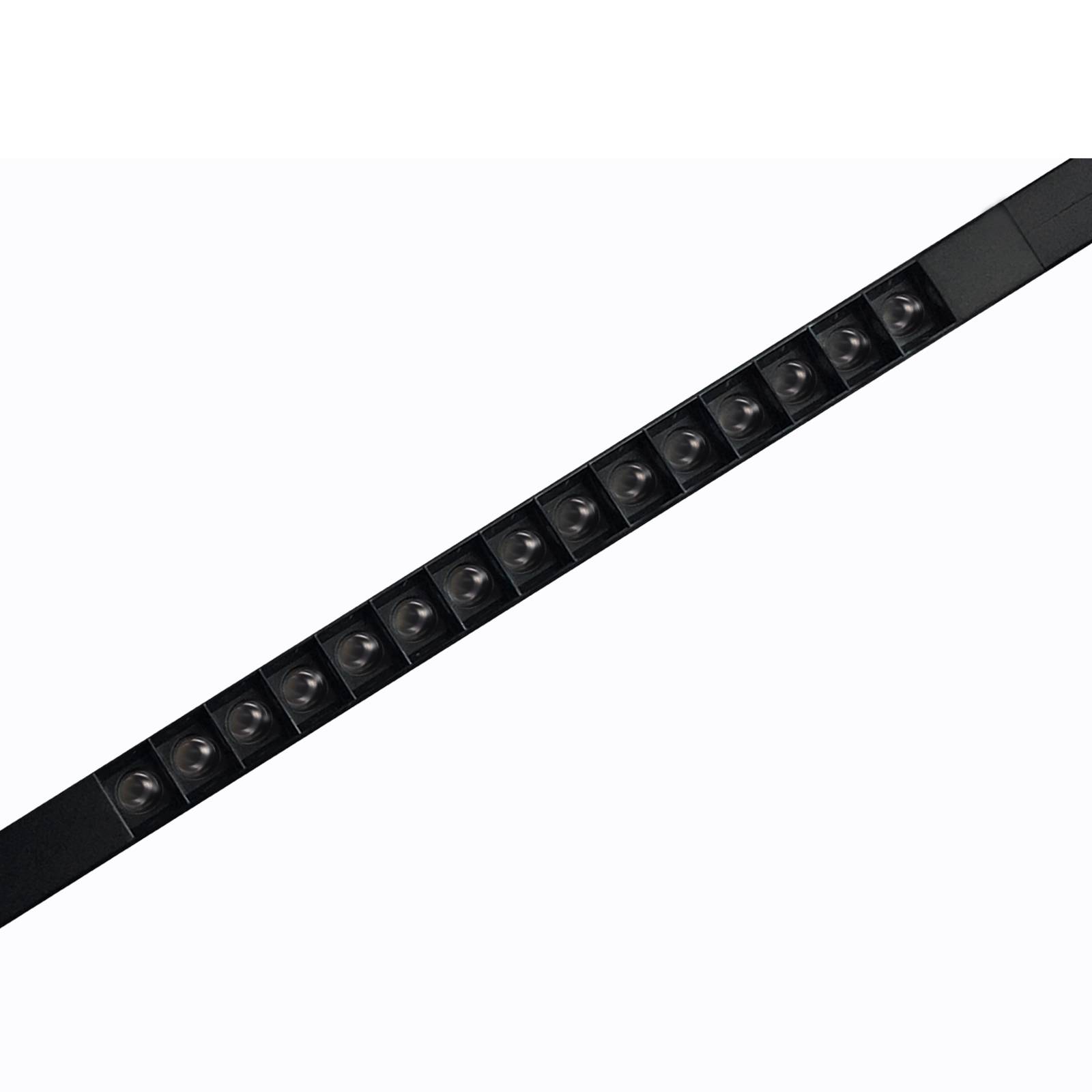 Ivela railspot Minirooler, zwart PWM 48 V 50° 3.000 K