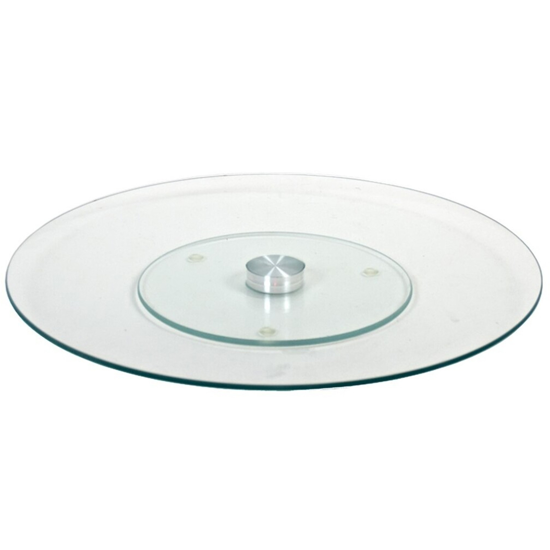 Gerimport Serveerschaal - met roterend glas plateau - D35 - serveer plateau -