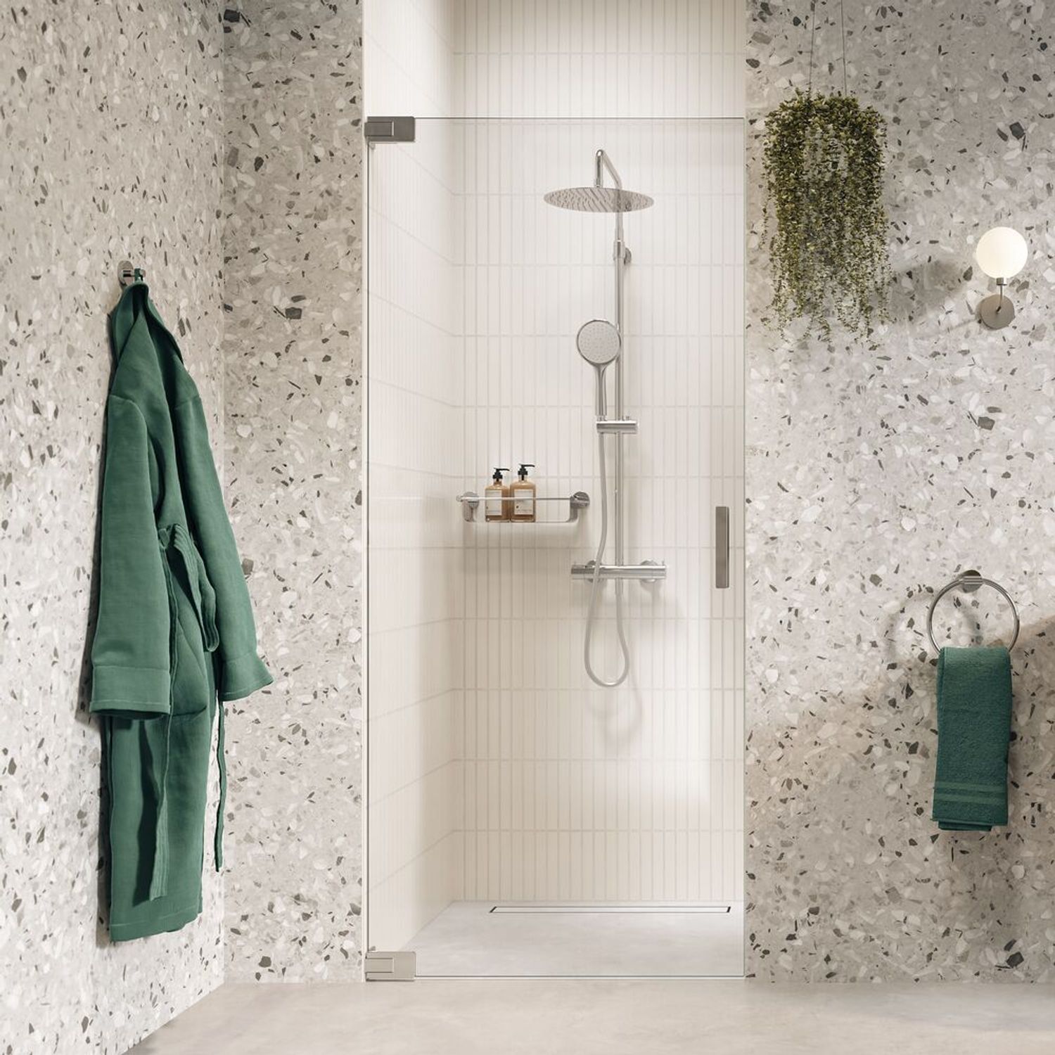 Sealskin  Douchedeur Pure 80 X 200cm - Chroom Profiel - 8 Mm Helder Glas