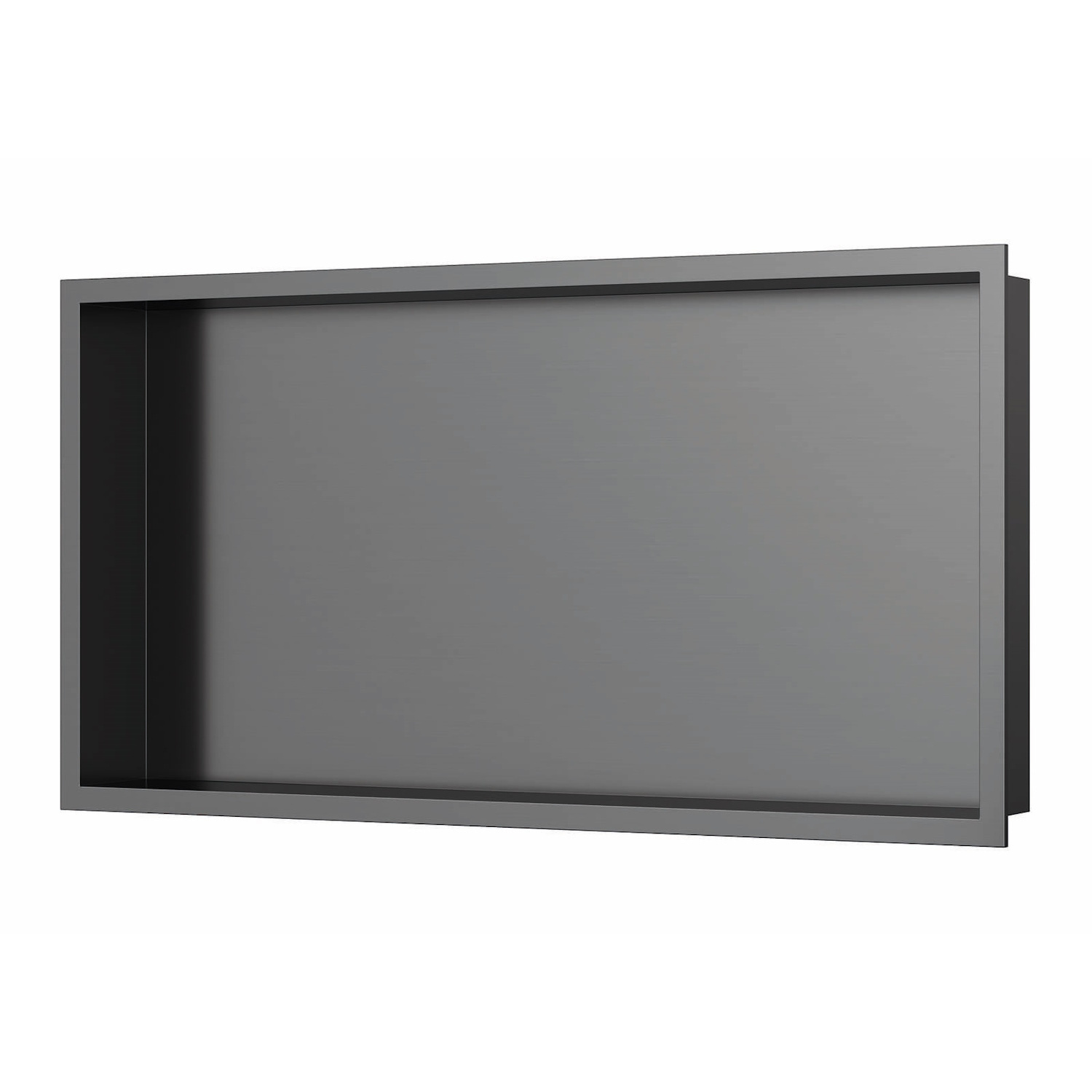 Luca Sanitair Inbouwnis  60x30x6,5 cm RVS Gunmetal PVD 