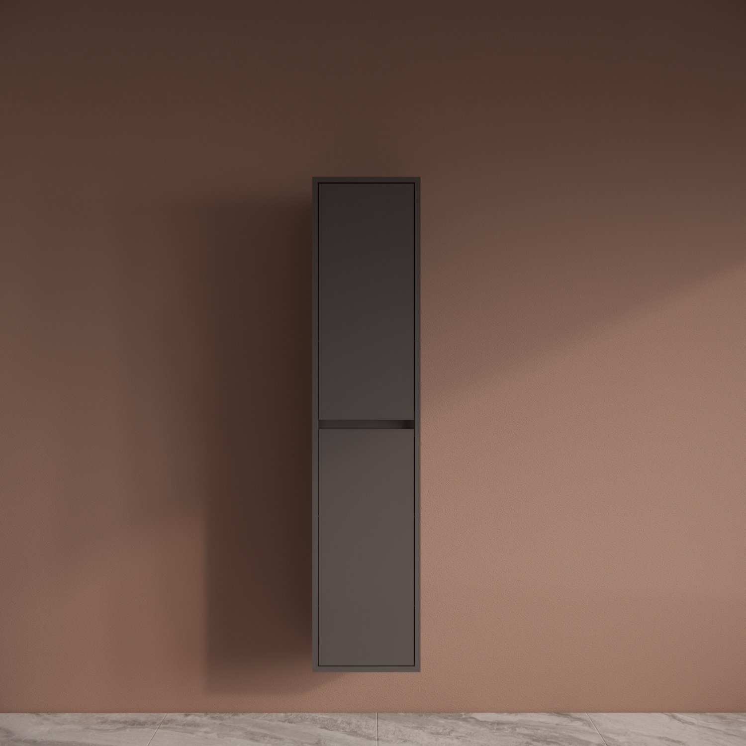 Boss & Wessing Kolomkast BWS Riga 160 cm Leigrijs 
