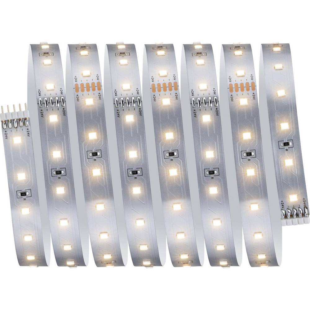 Paulmann LED Strip Erweiterung 2,5m Warmweiß 71233 LED-strip Met connector (male) 24 V/DC 2.5 mm Warmwit 1 stuk(s)