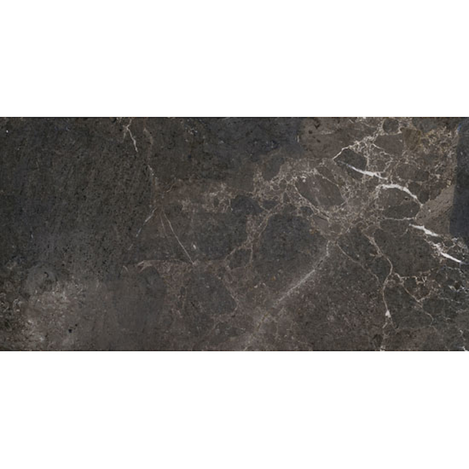 Porcelaingres Vloertegel  Royal Stone 30x60 cm Mat Zwart 