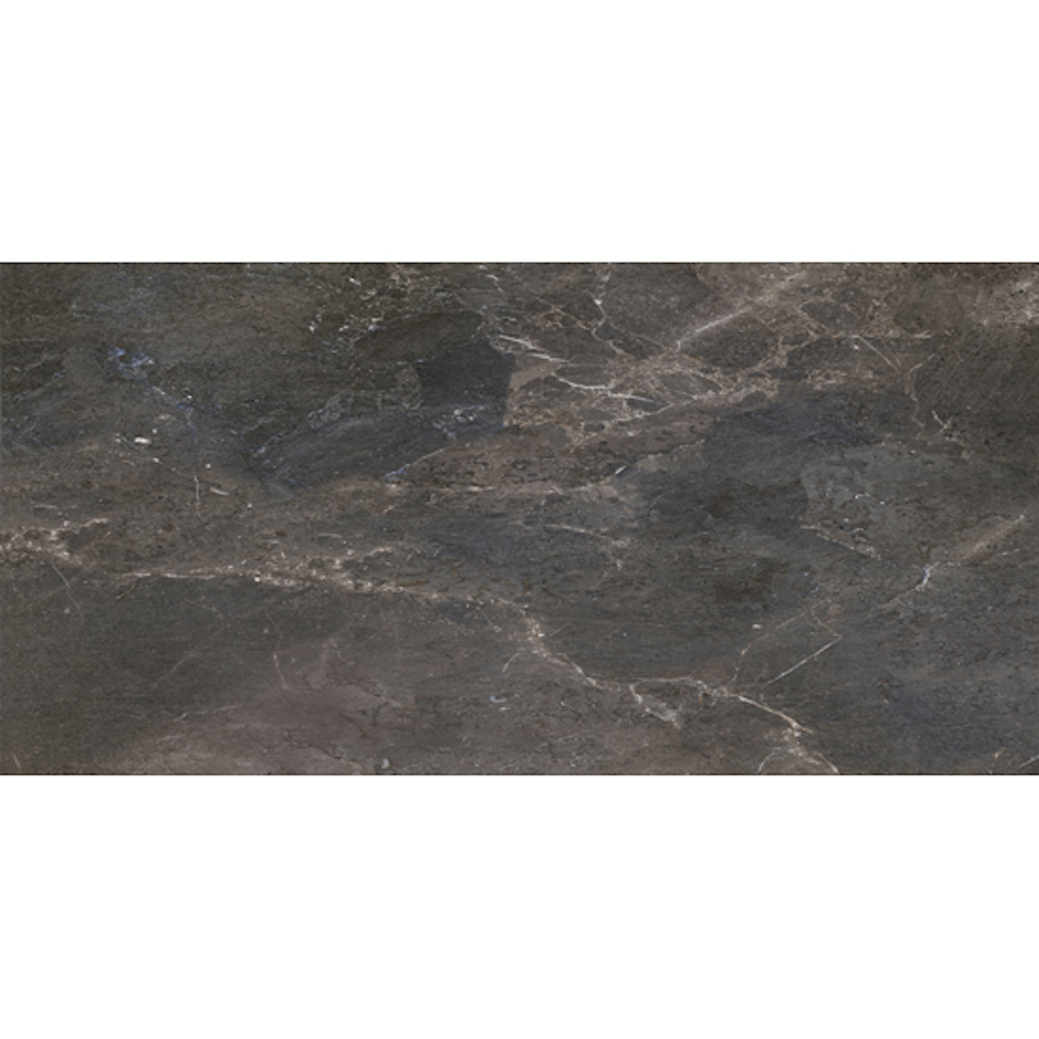Porcelaingres Vloertegel  Royal Stone 60x120 cm Mat Zwart 