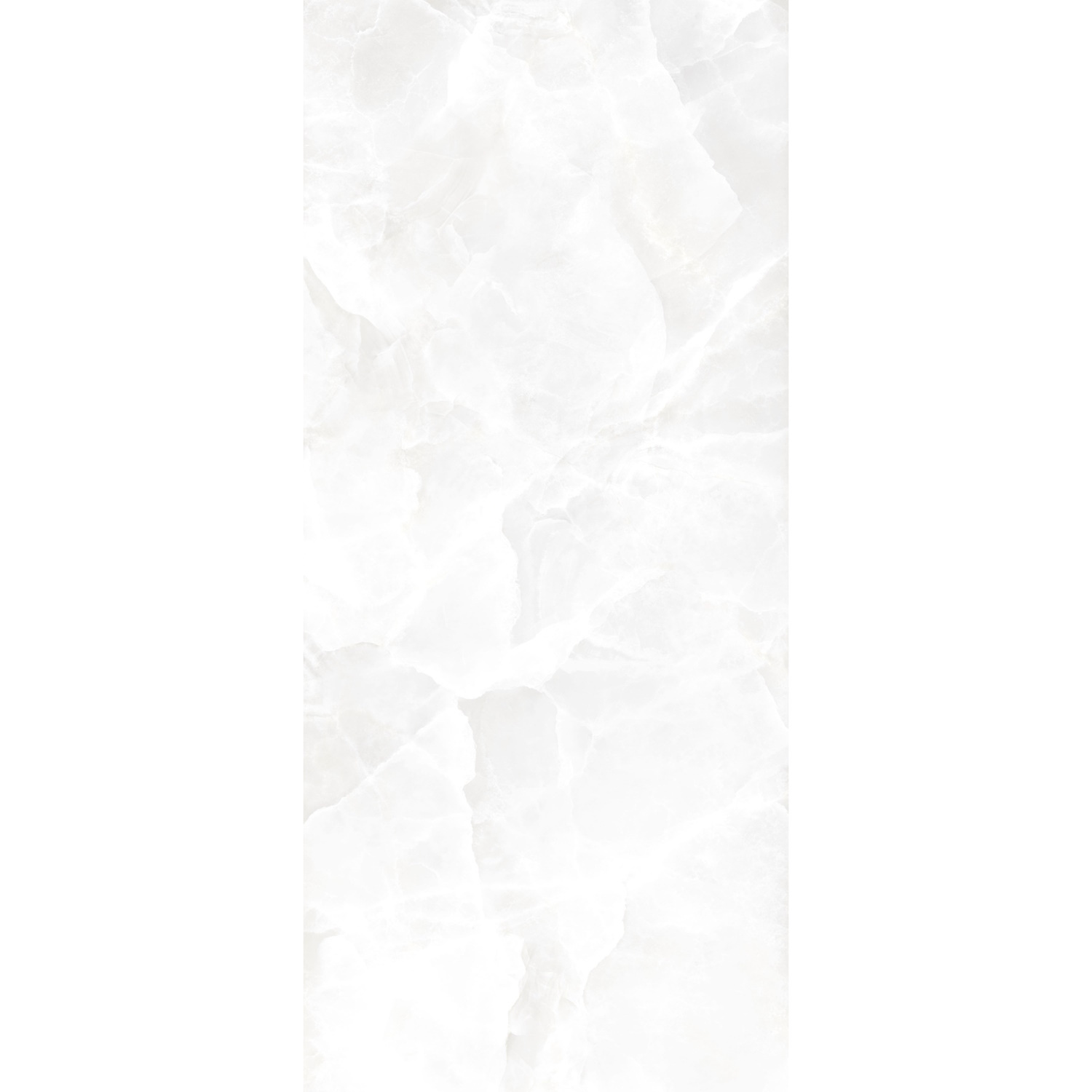 Energieker Vloer- en Wandtegel  Ekxtreme 120x280 cm Glanzend Onyx White 