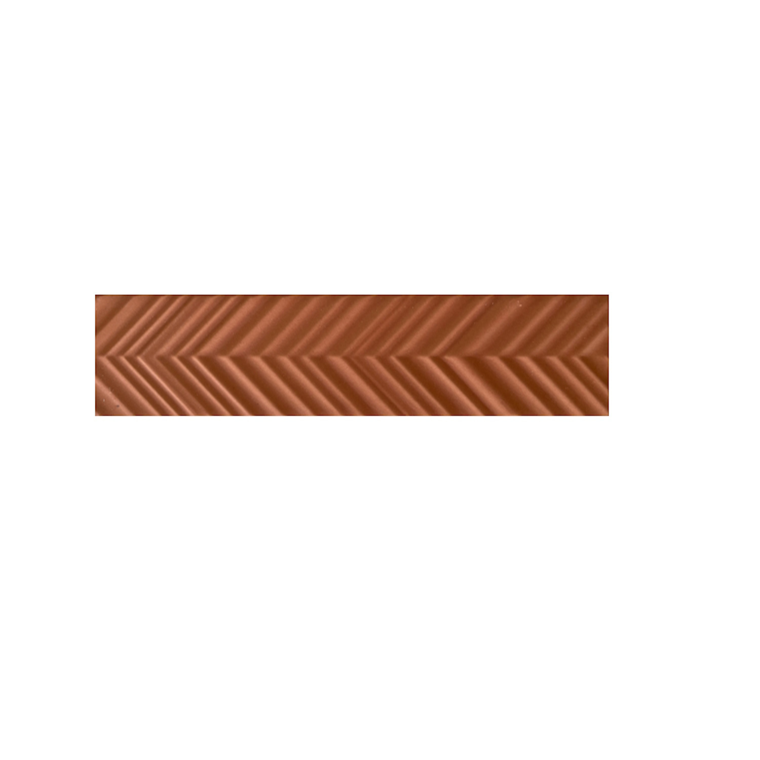 Jos. Wandtegel  Dust 5X20 cm 9 mm Terrae Mat Chevron 