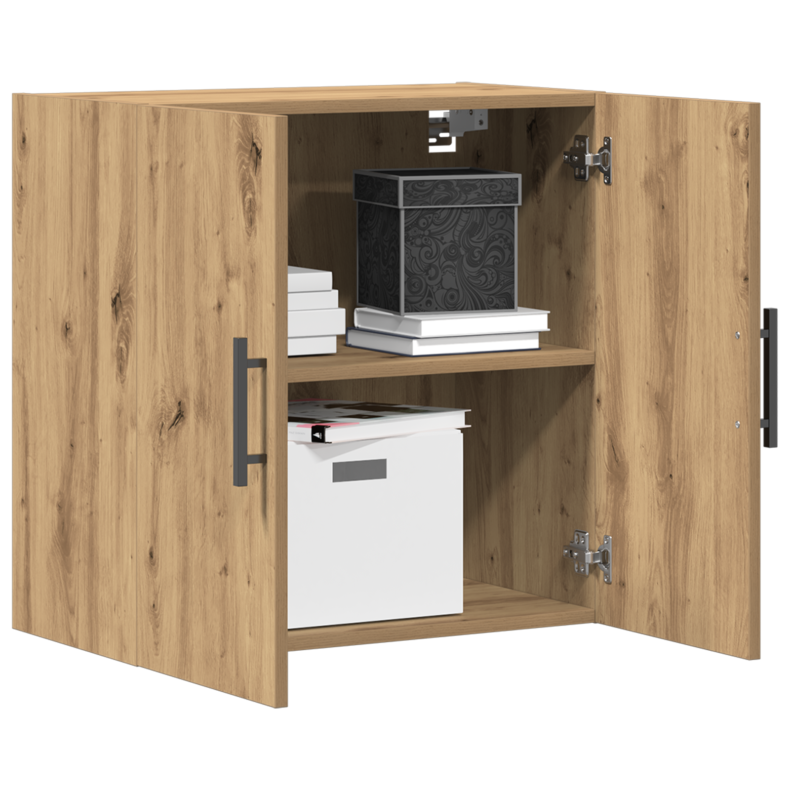 vidaXL Kast wandgemonteerd 60x31,5x60 cm bewerkt hout artisanaal eiken