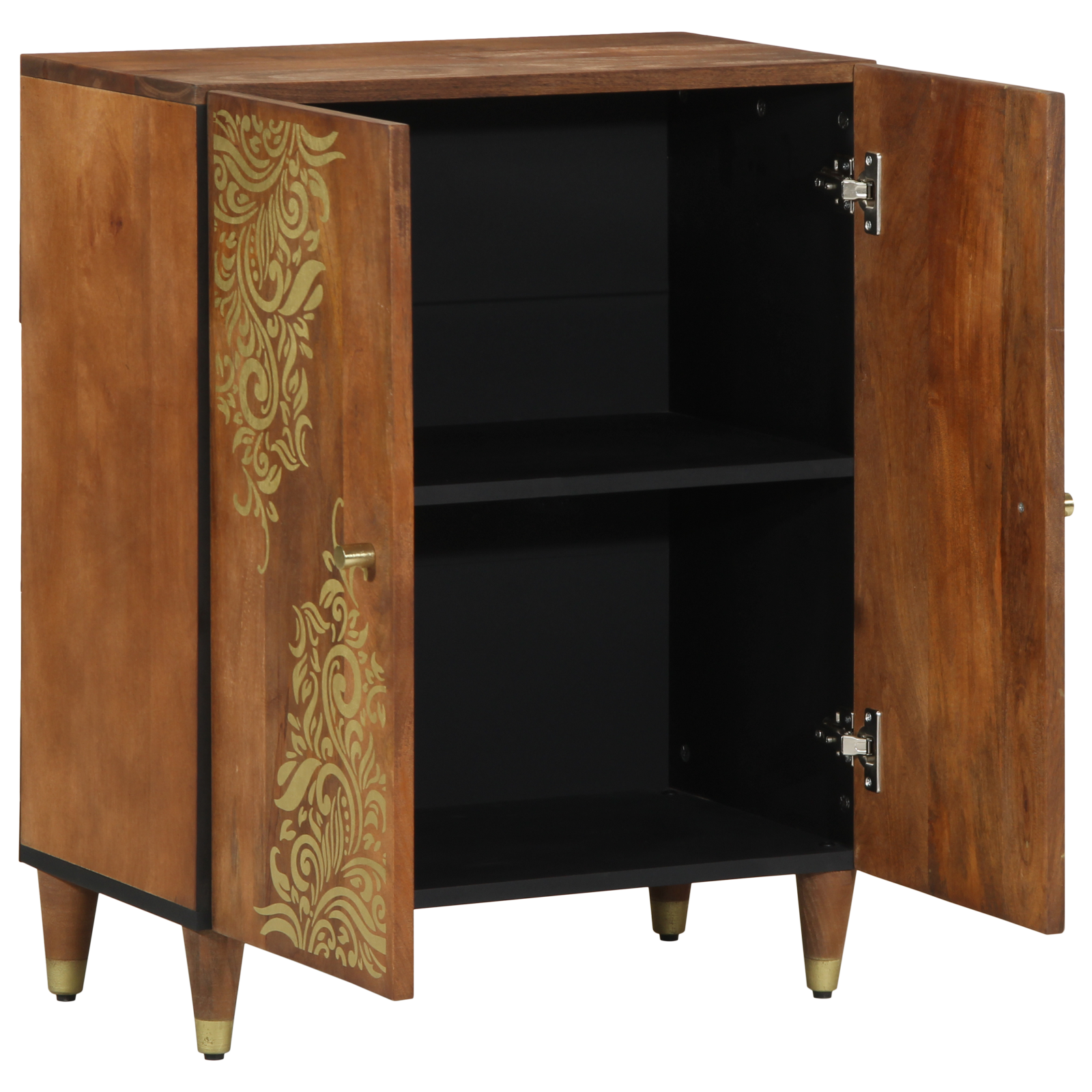 vidaXL Dressoir 60x33x75 cm Massief Mango Hout
