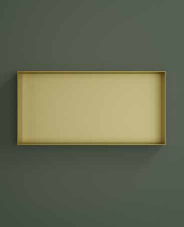 Hotbath &More frameless inbouwnis 30x60x10cm RVS