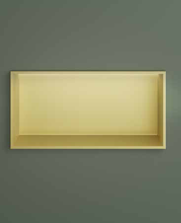 Hotbath &More inbouwnis met verlichting 30x60x10cm RVS