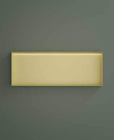 Hotbath &More frameless inbouwnis met verlichting 30x80x10cm RVS